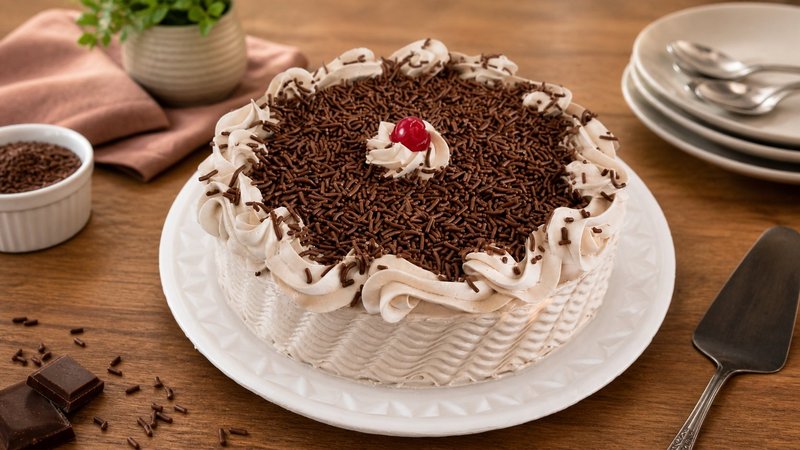 ponto-do-brigadeiro-cobertura-bolo ponto do brigadeiro firme usado como cobertura de bolo