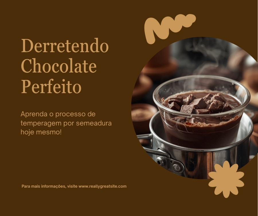Chocolate derretendo em banho-maria para temperagem Como temperar chocolate em casa: chocolate picado derretendo em banho-maria