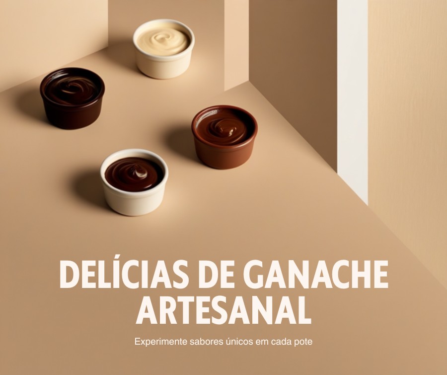 Tipos de ganache: chocolate branco, ao leite e meio amargo Ganache de chocolate branco, ao leite e meio amargo lado a lado
