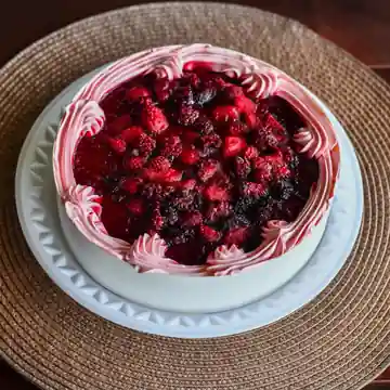 torta cheesecake de frutas vermelhas artesanal, fornecedor para revenda em Sorocaba